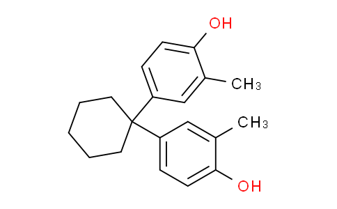 CAS No. 2362-14-3, 4,4'-(Cyclohexane-1,1-diyl)bis(2-methylphenol)