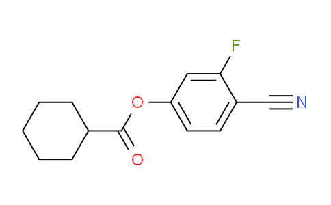 CAS No. 344749-25-3, 4-cyano-3-fluorophenyl cyclohexanecarboxylate
