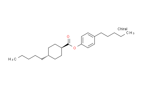 CAS No. 67589-72-4, trans-4-Pentylphenyl 4-pentylcyclohexanecarboxylate