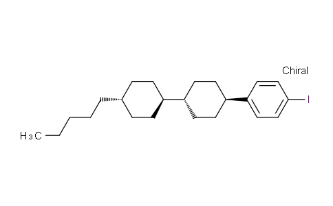 CAS No. 86761-25-3, (Trans,trans)-4-(4-iodophenyl)-4'-pentyl-1,1'-bi(cyclohexane)