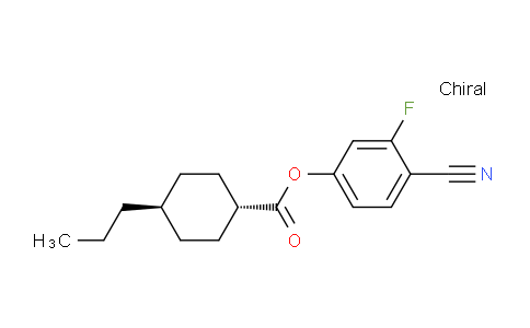 CAS No. 90525-57-8, Trans-4-cyano-3-fluorophenyl 4-propylcyclohexanecarboxylate