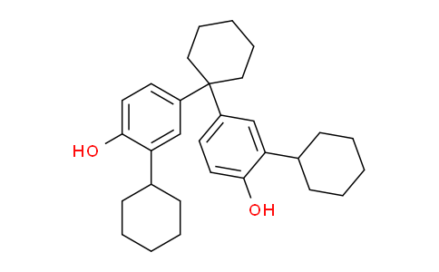 CAS No. 4221-68-5, 4,4'-(Cyclohexane-1,1-diyl)bis(2-cyclohexylphenol)