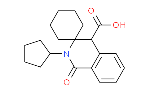 CAS No. 1217512-27-0, 2'-Cyclopentyl-1'-oxo-2',4'-dihydro-1'H-spiro[cyclohexane-1,3'-isoquinoline]-4'-carboxylic acid