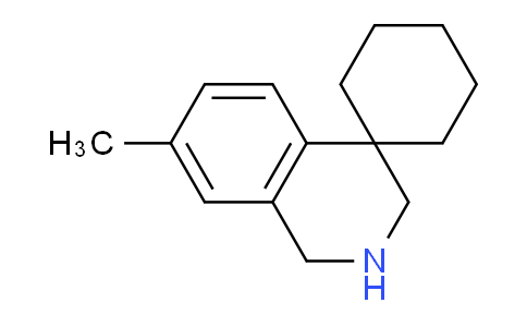 CAS No. 1267472-65-0, 7'-Methyl-2',3'-dihydro-1'H-spiro[cyclohexane-1,4'-isoquinoline]