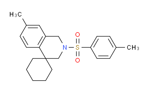 CAS No. 1425335-80-3, 7'-Methyl-2'-tosyl-2',3'-dihydro-1'H-spiro[cyclohexane-1,4'-isoquinoline]