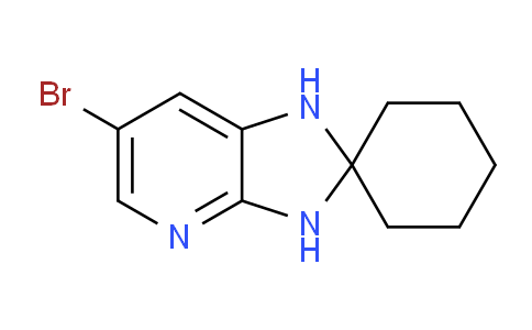 CAS No. 161263-64-5, 6'-Bromo-1',3'-dihydrospiro[cyclohexane-1,2'-imidazo[4,5-b]pyridine]