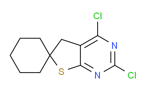 CAS No. 1823805-22-6, 2',4'-Dichloro-5'H-spiro[cyclohexane-1,6'-thieno[2,3-d]pyrimidine]