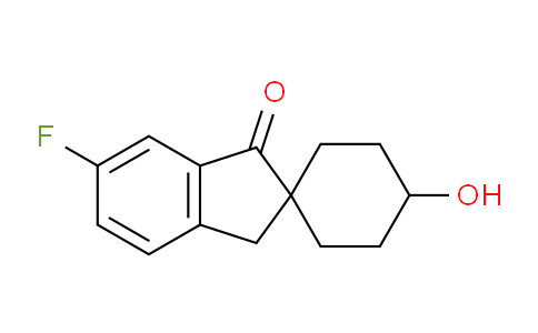 CAS No. 1956386-13-2, 6'-Fluoro-4-hydroxyspiro[cyclohexane-1,2'-inden]-1'(3'H)-one