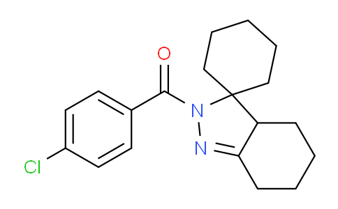 CAS No. 315232-05-4, (4-Chlorophenyl)(4',5',6',7'-tetrahydrospiro[cyclohexane-1,3'-indazol]-2'(3a'H)-yl)methanone