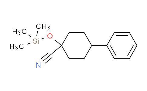 CAS No. 516484-49-4, 4-Phenyl-1-((trimethylsilyl)oxy)cyclohexanecarbonitrile