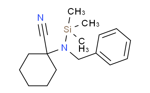 CAS No. 56249-55-9, 1-(Benzyl(trimethylsilyl)amino)cyclohexanecarbonitrile