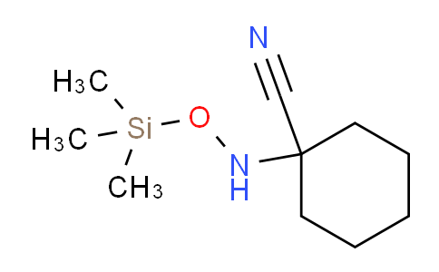 CAS No. 62281-25-8, 1-(((Trimethylsilyl)oxy)amino)cyclohexanecarbonitrile