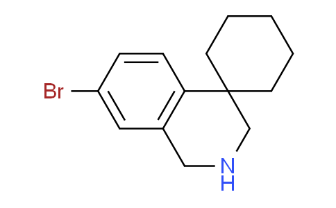 CAS No. 626603-70-1, 7'-Bromo-2',3'-dihydro-1'H-spiro[cyclohexane-1,4'-isoquinoline]