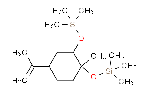 CAS No. 80267-10-3, Cyclohexane, 1-methyl-4-(1-methylethenyl)-1,2-bis[(trimethylsilyl)oxy]-