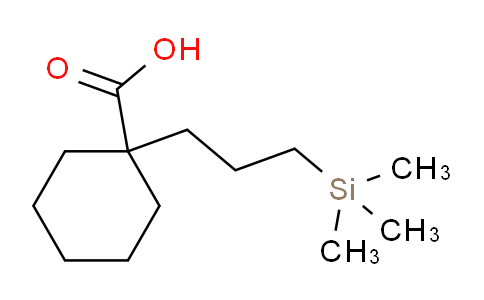 CAS No. 88729-73-1, 1-(3-(Trimethylsilyl)propyl)cyclohexanecarboxylic acid