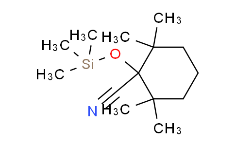 CAS No. 91390-83-9, 2,2,6,6-Tetramethyl-1-((trimethylsilyl)oxy)cyclohexanecarbonitrile