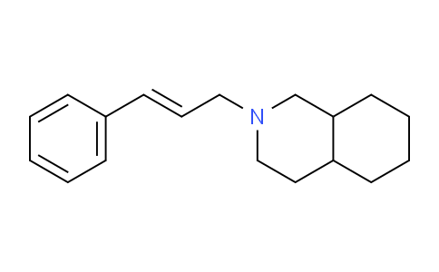 CAS No. 646450-11-5, 2-Cinnamyldecahydroisoquinoline