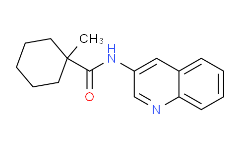 MC756737 | 474779-91-4 | 1-Methyl-N-(quinolin-3-yl)cyclohexanecarboxamide