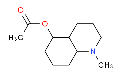 CAS No. 802544-75-8, 1-Methyldecahydroquinolin-5-yl acetate