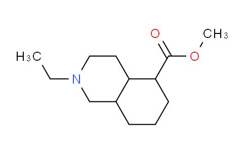 CAS No. 802010-81-7, Methyl 2-ethyldecahydroisoquinoline-5-carboxylate
