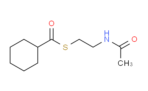 CAS No. 143765-02-0, S-(2-Acetamidoethyl) cyclohexanecarbothioate