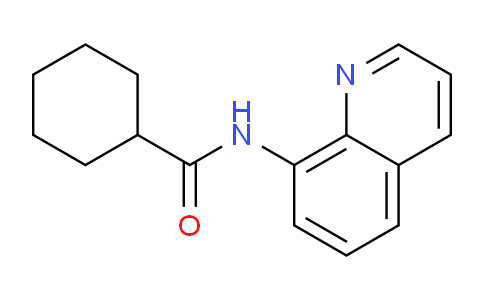 CAS No. 666212-75-5, N-(Quinolin-8-yl)cyclohexanecarboxamide
