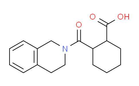 CAS No. 354545-52-1, 2-(1,2,3,4-Tetrahydroisoquinoline-2-carbonyl)cyclohexanecarboxylic acid
