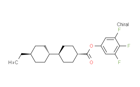 CAS No. 181943-55-5, (trans,trans)-3,4,5-Trifluorophenyl 4'-ethyl-[1,1'-bi(cyclohexane)]-4-carboxylate