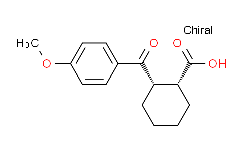 CAS No. 57078-11-2, cis-2-(4-Methoxybenzoyl)cyclohexane-1-carboxylic acid