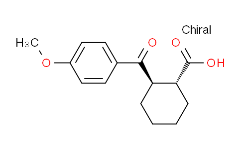 CAS No. 57078-12-3, trans-2-(4-Methoxybenzoyl)cyclohexane-1-carboxylic acid