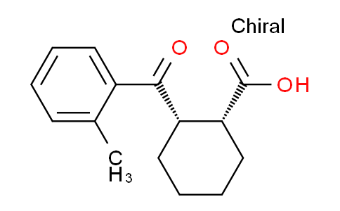CAS No. 733742-59-1, cis-2-(2-Methylbenzoyl)cyclohexane-1-carboxylic acid
