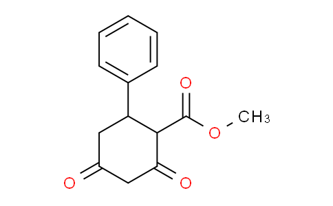 CAS No. 80035-52-5, methyl 2,4-dioxo-6-phenylcyclohexanecarboxylate