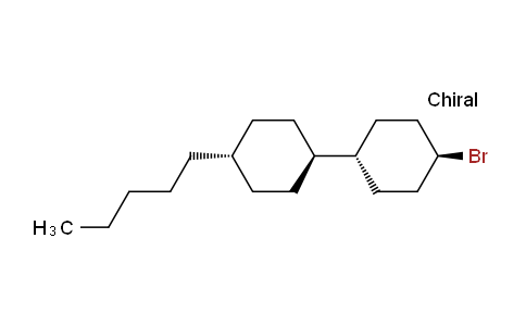 CAS No. 149715-70-8, (trans,trans)-4-Bromo-4'-pentyl-1,1'-bi(cyclohexane)