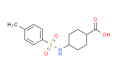 CAS No. 314042-69-8, 4-(4-Methylphenylsulfonamido)cyclohexanecarboxylic acid