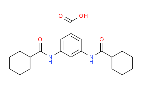 CAS No. 337501-82-3, 3,5-Bis(cyclohexanecarboxamido)benzoic acid