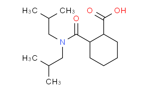 CAS No. 332394-38-4, 2-(Diisobutylcarbamoyl)cyclohexanecarboxylic acid