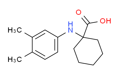 CAS No. 725252-85-7, 1-((3,4-Dimethylphenyl)amino)cyclohexanecarboxylic acid
