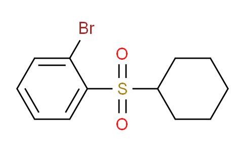 CAS No. 1355247-43-6, 1-Bromo-2-(cyclohexanesulfonyl)benzene