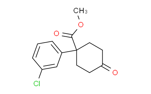 MC756842 | 1384264-35-0 | methyl 1-(3-chlorophenyl)-4-oxocyclohexane-1-carboxylate