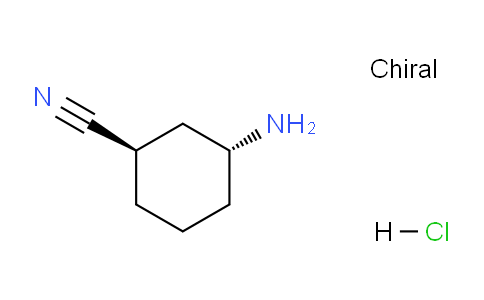 CAS No. 920966-30-9, trans-3-Aminocyclohexanecarbonitrile hydrochloride