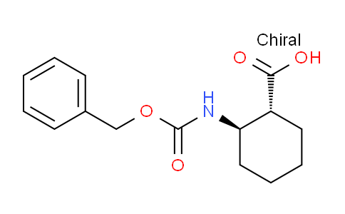 CAS No. 267230-48-8, (1R,2R)-2-(((Benzyloxy)carbonyl)amino)cyclohexanecarboxylic acid