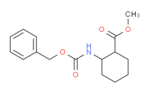 CAS No. 290838-42-5, Methyl 2-(((benzyloxy)carbonyl)amino)cyclohexanecarboxylate