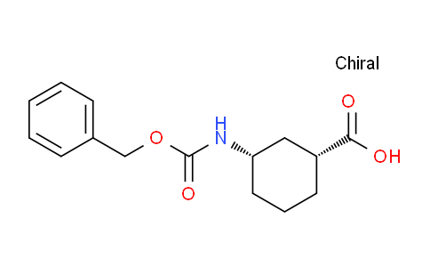 CAS No. 1259278-10-8, (1R,3S)-3-(Carbobenzoxyamino)cyclohexanecarboxylic Acid