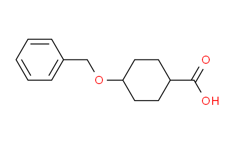 CAS No. 66500-40-1, 4-(Benzyloxy)cyclohexanecarboxylic acid