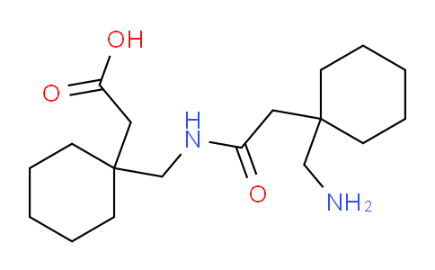 CAS No. 1083246-63-2, Cyclohexaneacetic acid, 1-[[[2-[1-(aminomethyl)cyclohexyl]acetyl]amino]methyl]-