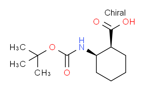 CAS No. 865689-36-7, (1S,2R)-2-[(2-methylpropan-2-yl)oxycarbonylamino]cyclohexane-1-carboxylic acid