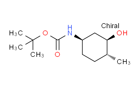 CAS No. 1403864-94-7, tert-butyl (1R,3R,4R)-3-hydroxy-4-methylcyclohexylcarbamate