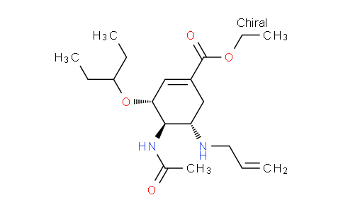 CAS No. 312904-18-0, ethyl (3R,4R,5S)-4-acetamido-5-(allylamino)-3-(pentan-3-yloxy)cyclohex-1-ene-1-carboxylate