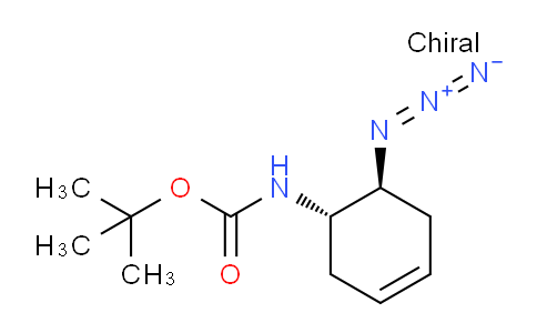 CAS No. 891831-14-4, tert-butyl ((1S,6S)-6-azidocyclohex-3-en-1-yl)carbamate