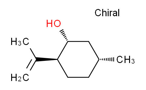 CAS No. 89-79-2, (1R,2S,5R)-5-methyl-2-(prop-1-en-2-yl)cyclohexan-1-ol